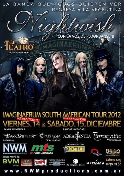 NIGHTWISH : Pro-Shot Footage From Buenos Aires