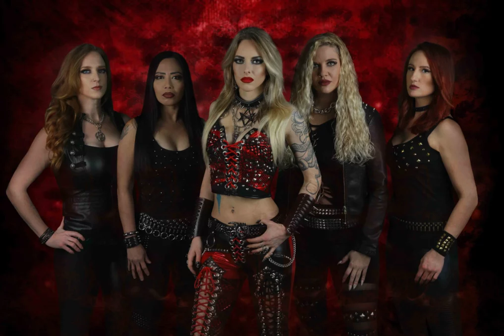 Burning Witches. Band photo from Inquisition.