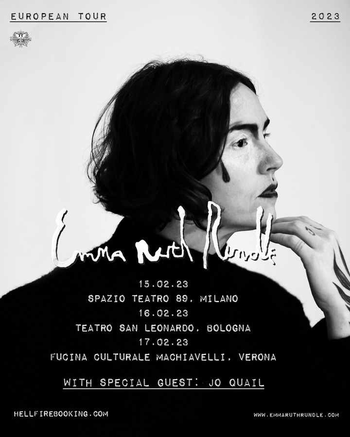 EMMA RUTH RUNDLE: tre date in Italia - Femme Metal Webzine