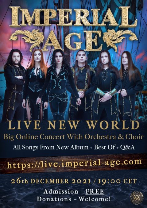 IMPERIAL AGE - New Live concert announced!